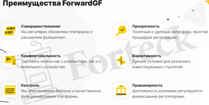 ForwardGF – шаблонный лохотрон, ориентированный на новичков