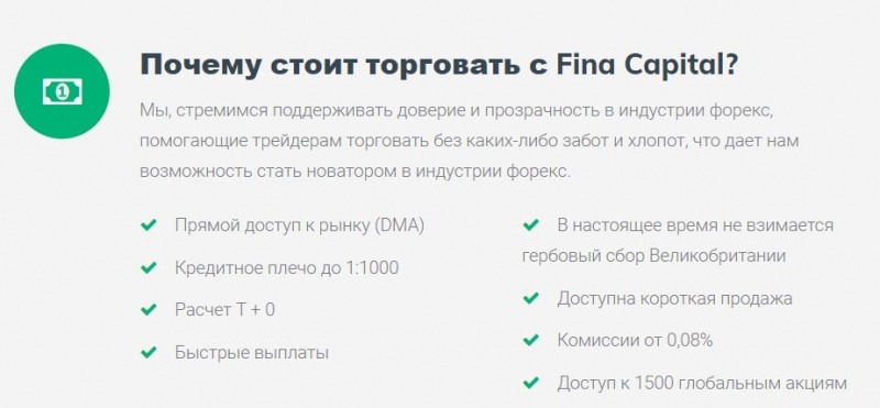 Подробный обзор проекта Fina и отзывы о нем