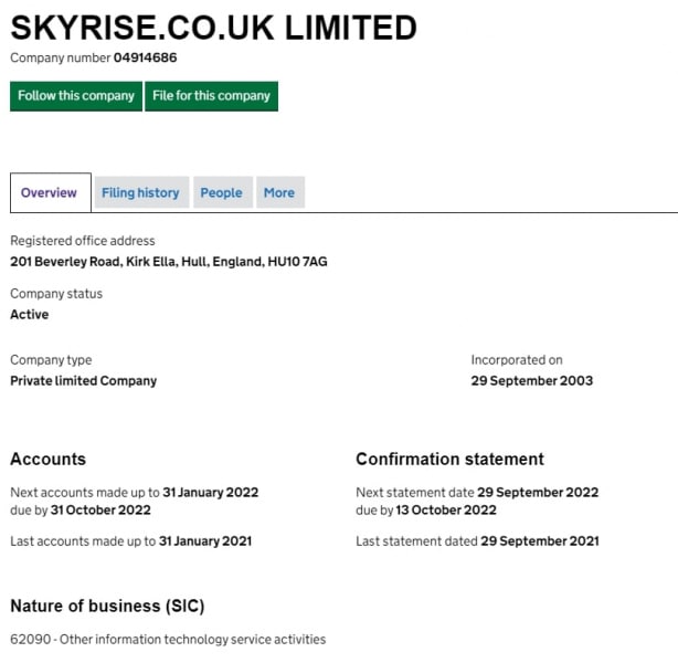 Sky Rise Group: отзывы и условия трейдинга