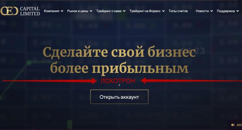 Компания CED Capital Limited — отзывы о cedcapitalltd.com