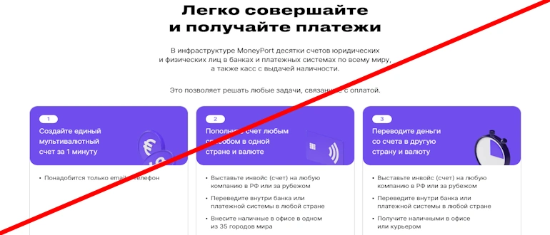 MoneyPort – подробный обзор жалобы