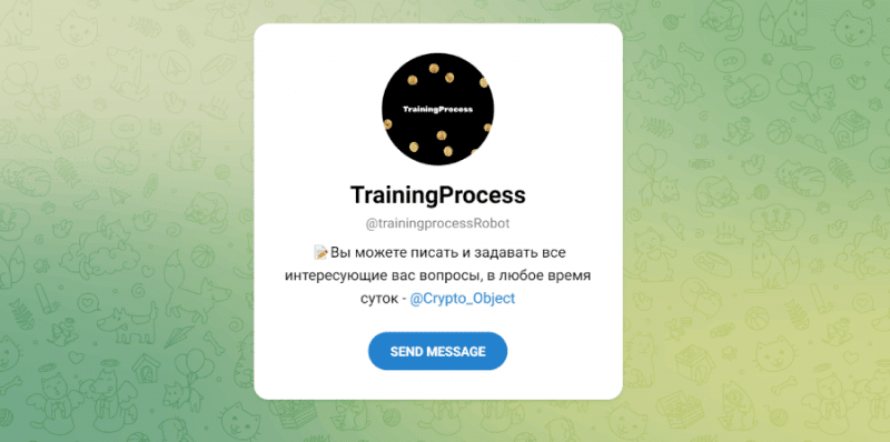 TrainingProcess (t.me/trainingprocessRobot) почему этот бот стоит обходить стороной?