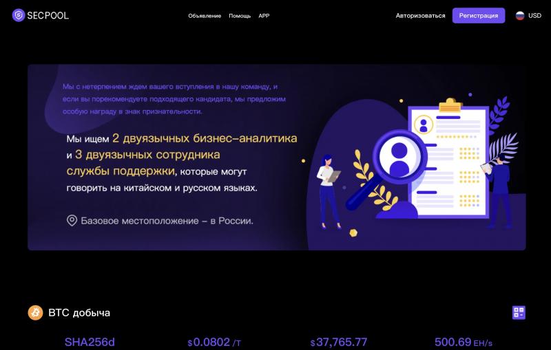 Обзор и отзывы о проекте Secpool — как начать зарабатывать?