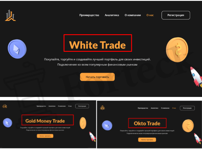 White Trade (whitetrade.net) лжеброкер! Отзыв Forteck