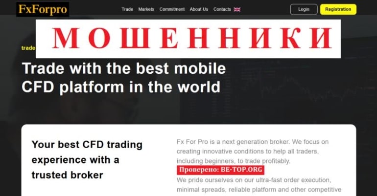 Fx For Pro МОШЕННИК отзывы и вывод денег