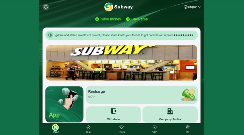 Остерегаемся. Subway (Subway-invest.com) – инвестиции в криптовалюте на базе лохотрона. Развод и мошенничество. Отзывы