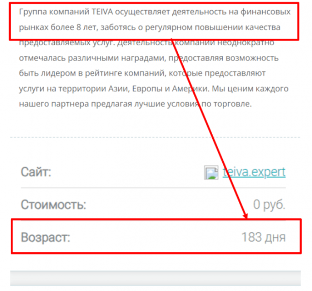 TEIVA (teiva.expert) лжеброкер! Отзыв Telltrue