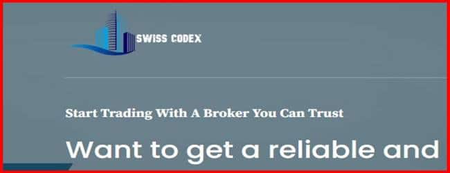 Остерегаемся. Swiss codex (swisscodex.live) – старая схема развода на новом брокере. Суть лохотрона. Отзывы инвесторов