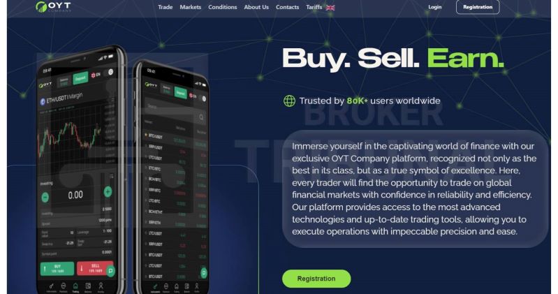 OYTCompany – очередная контора-новодел, которую выдают за солидного и перспективного брокера