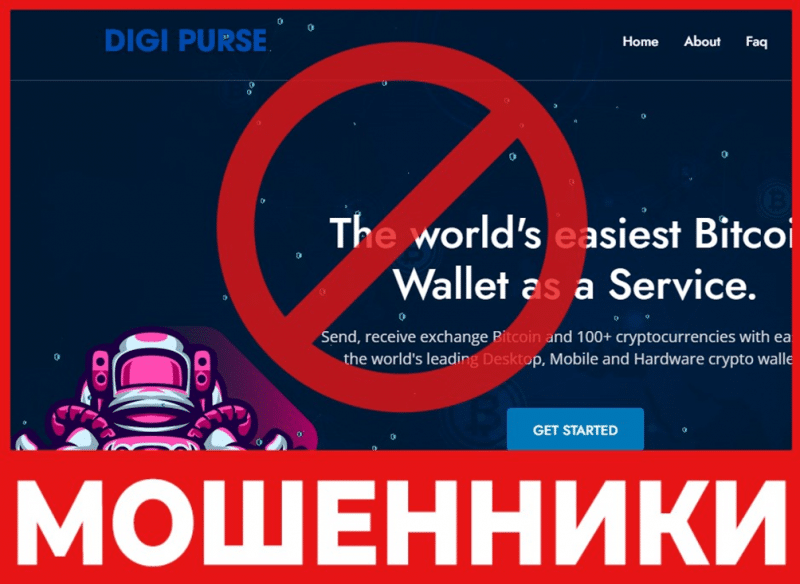 Крипто-кошелек мошенник Digipurse — обзор, отзывы, схема обмана