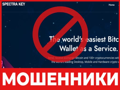 Крипто-кошелек мошенник Spectra Key  — обзор, отзывы, схема обмана